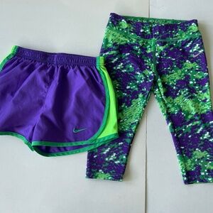 Nike Athletic Shorts and Capris Girls Size 6